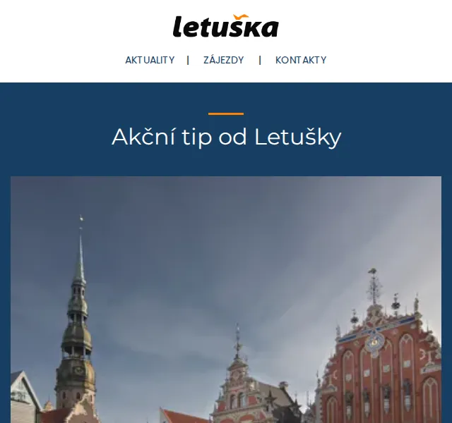Letuška.cz: Letenky do Rigy od 2 545 Kč – červen 2026 | Nuslet.cz