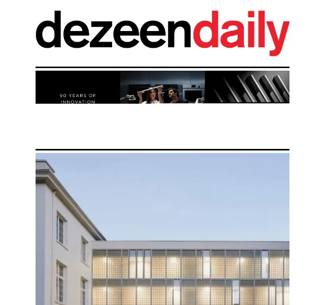 Dezeen Daily: architektura a design – červen 2026 | Nuslet.cz