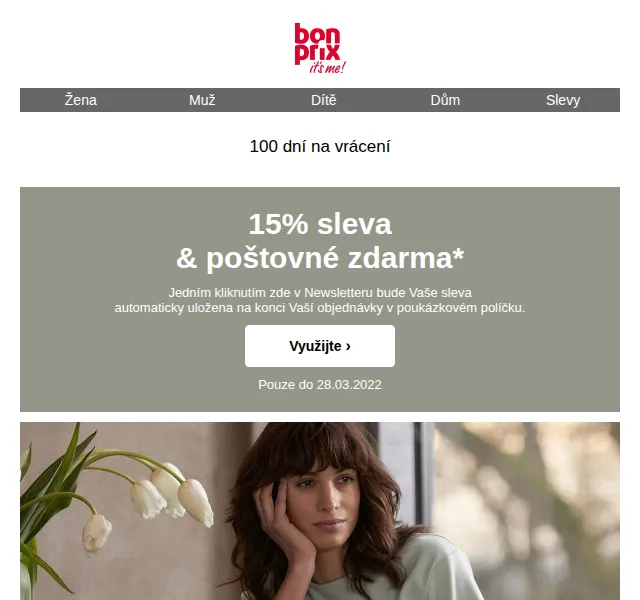 bonprix: 15% sleva a poštovné zdarma – červen 2026 | Nuslet.cz