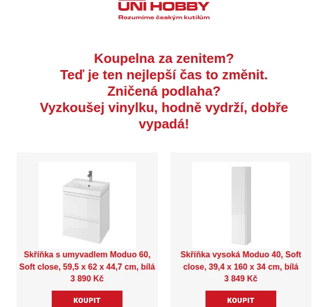 UNI HOBBY: Zmodernizujte domov – leták červen 2026 | Nuslet.cz