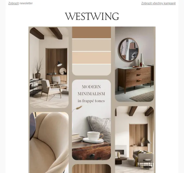 Westwing: Frappé Modern Minimal – červen 2026 | Nuslet.cz