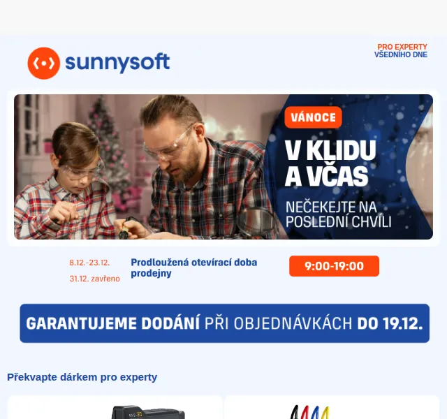 Sunnysoft.cz: FNIRSI monokulár a snímače – prosinec 2026 | Nuslet.cz
