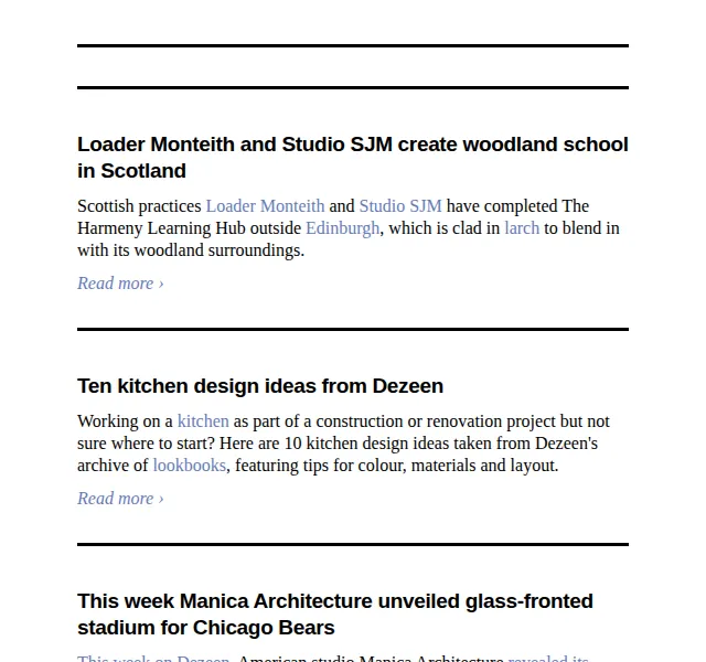 Dezeen Daily: Designové inspirace z newsletteru – červen 2026 | Nuslet.cz
