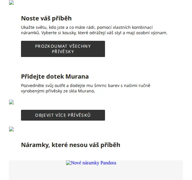 Pandora: Nové přívěsky a náramky – červen 2026 | Nuslet.cz