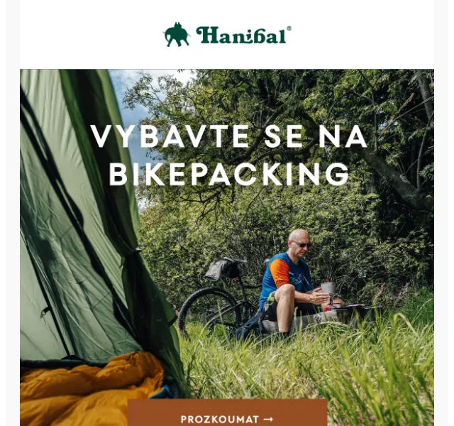Hanibal: Vybavení na bikepacking – červen 2026 | Nuslet.cz