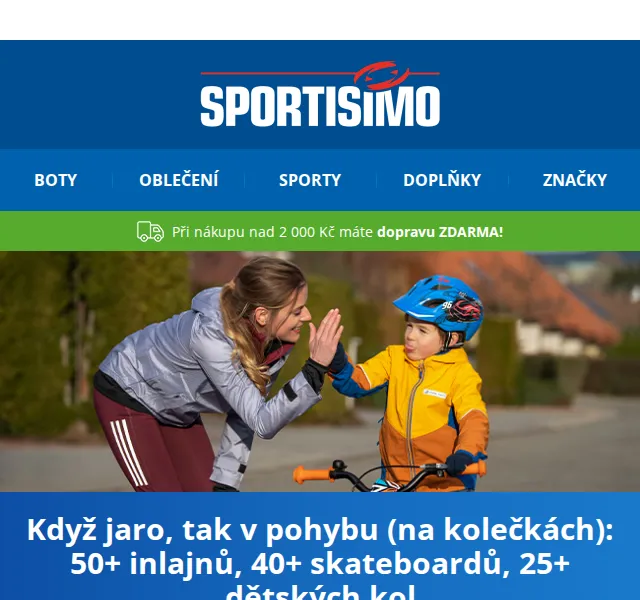 Sportisimo: jarní kolekce na kolečkách – červen 2026 | Nuslet.cz