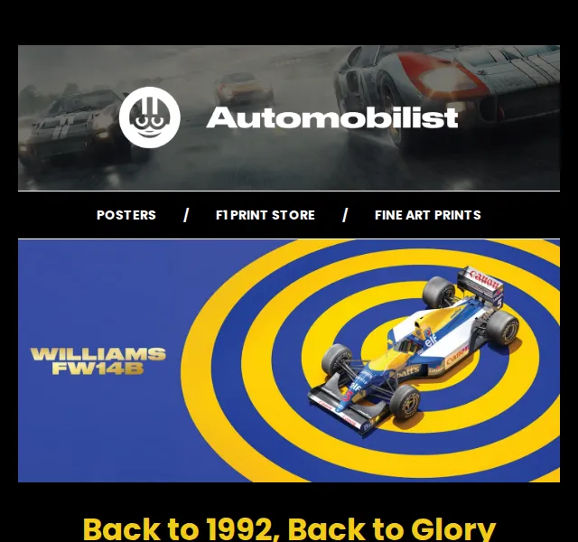 Automobilist: Williams FW14B limitovaná edice – červenec 2026 | Nuslet.cz