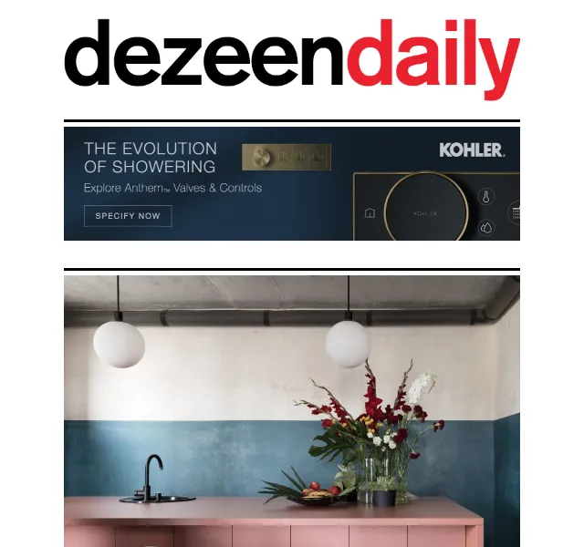 Dezeen Daily: Růžové kuchyně a most Ribbon of Light – červen 2026 | Nuslet.cz