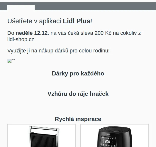 Lidl: Sleva 200 Kč v aplikaci Lidl Plus – červen 2026 | Nuslet.cz