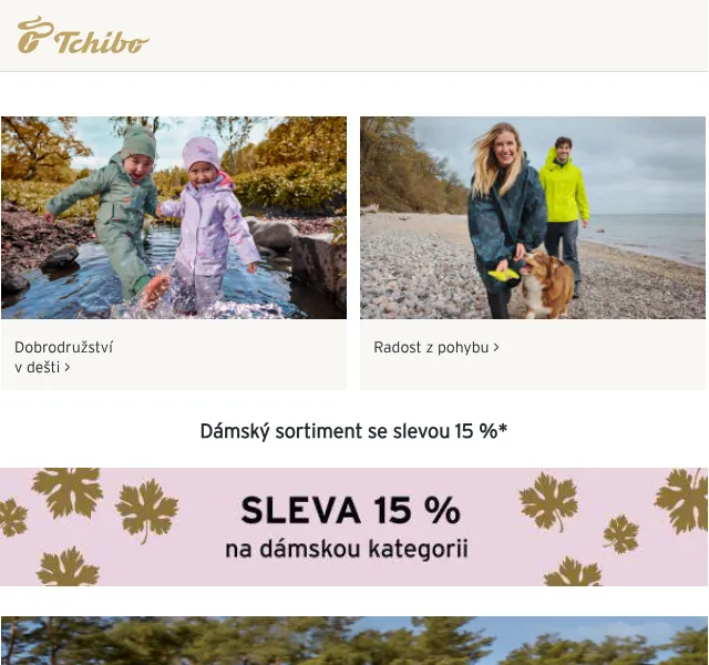 Tchibo: Podzimní outdoor kolekce – září 2026