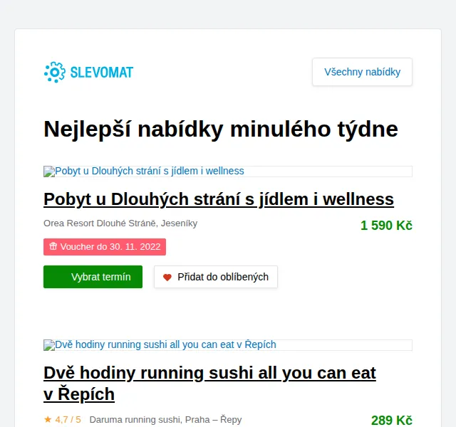 Slevomat: Pobyt v Jeseníkách s polopenzí i wellness od 1 590 Kč – červen 2022 | Nuslet.cz