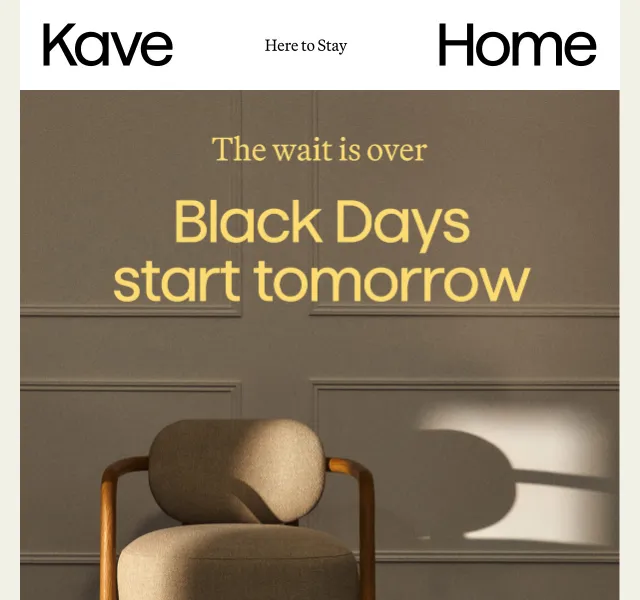Kave Home Sale: Black Days sleva až 50 % – červen 2026 | Nuslet.cz