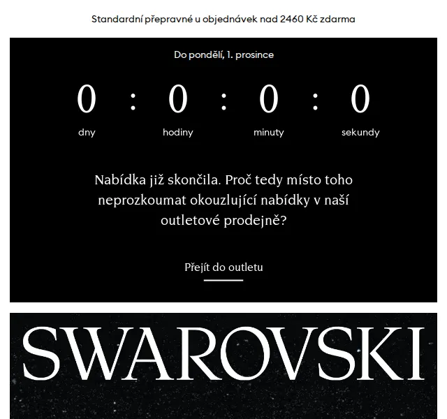 Swarovski: Slevy až 30 % na šperky – duben 2026 | Nuslet.cz