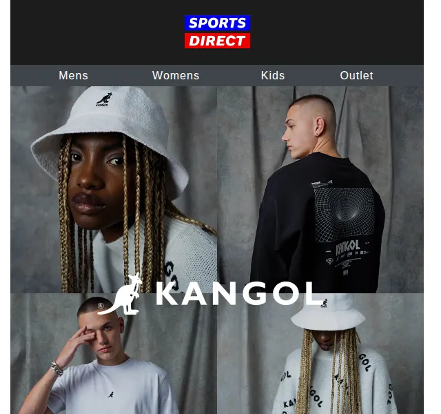 Sportsdirect.com: Kangol kolekce podzim/zima 2026 – červen 2026 | Nuslet.cz