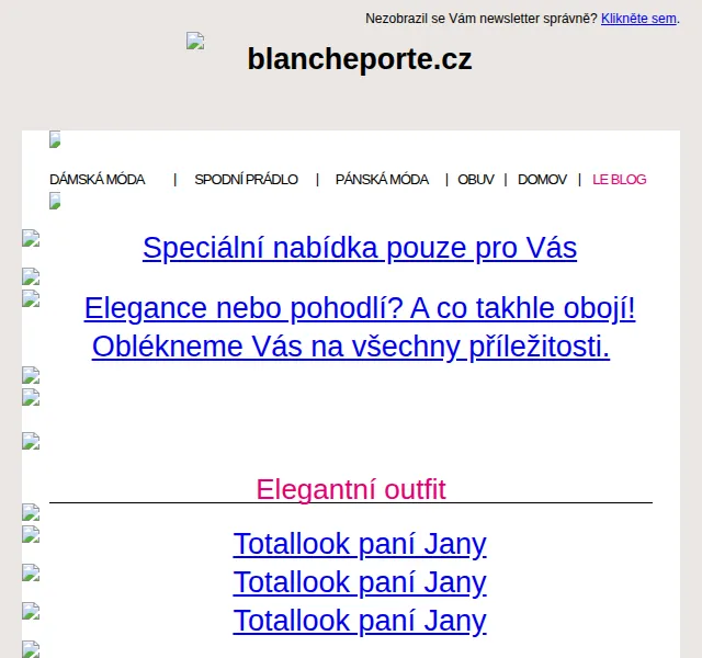 Blancheporte: Elegance a pohodlí v jednom – červen 2026 | Nuslet.cz