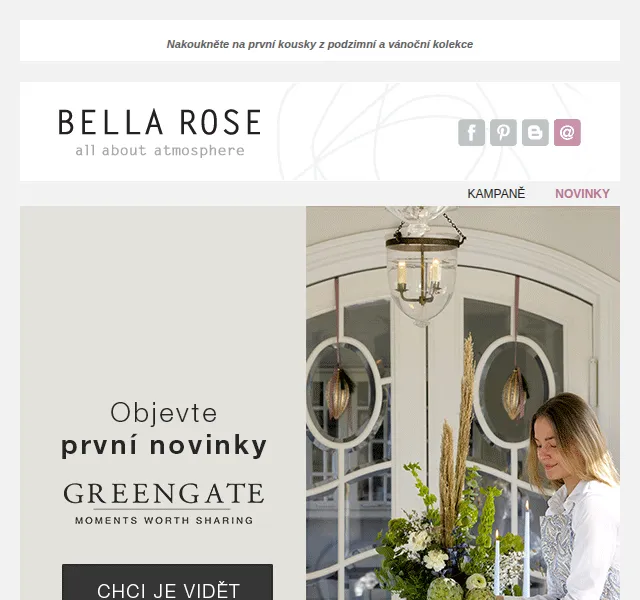 Bella Rose: Nová kolekce Green Gate – červen 2026 | Nuslet.cz