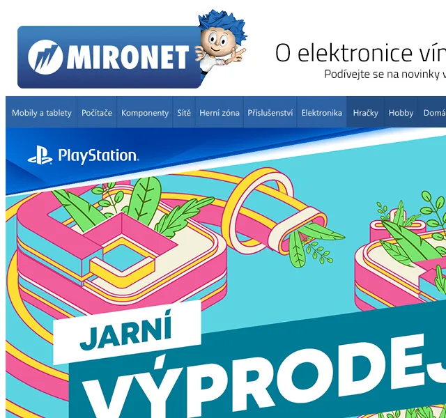 Mironet: PlayStation jarní výprodej – červen 2026 | Nuslet.cz