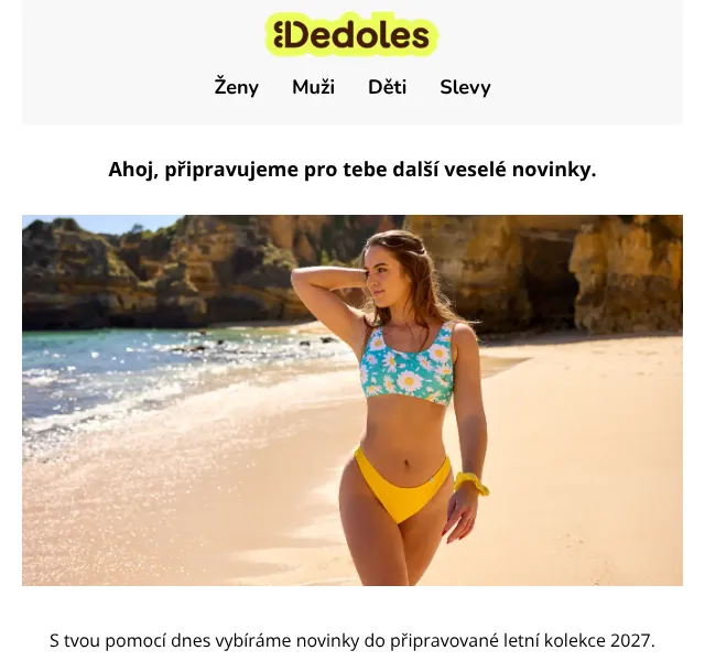 Dedoles: Nová letní kolekce 2027 – květen 2026 | Nuslet.cz