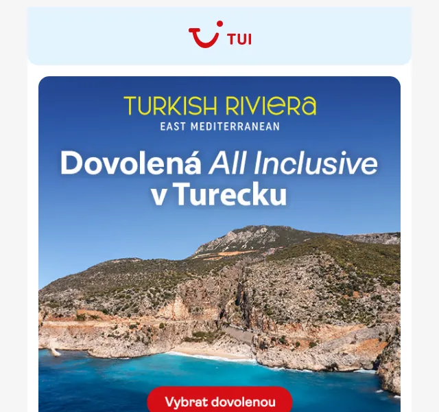 TUI Česká republika: All Inclusive Turecko – duben 2026 | Nuslet.cz
