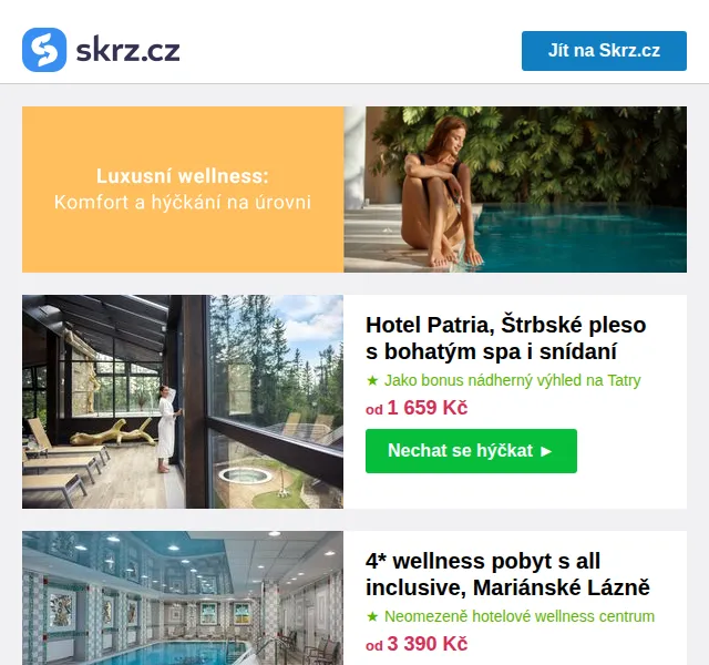 Vánoce na Skrz: Luxusní hotely od 1 045 Kč – červen 2026 | Nuslet.cz