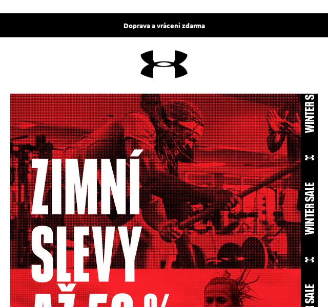 Under Armour: Zimní slevy až 50 % + extra -15 % na vše – červen 2026 | Nuslet.cz