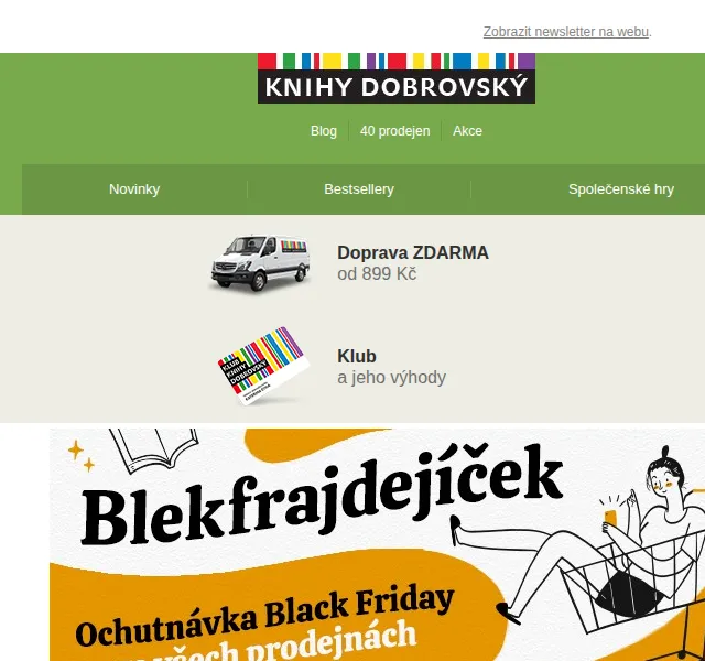 KnihyDobrovsky.cz: Slevy až 90 % v Black Friday – říjen 2026 | Nuslet.cz