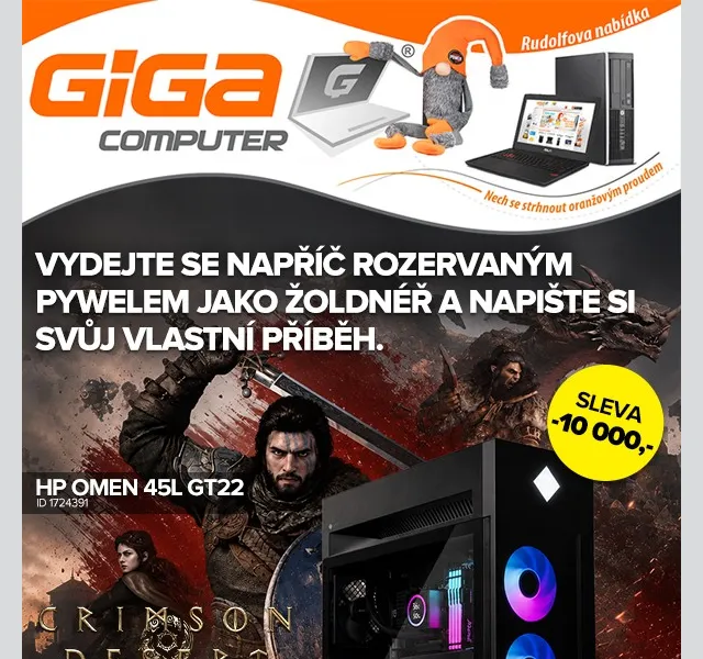 GIGACOMPUTER: Herní PC pro Forzu Horizon 6 – květen 2026
