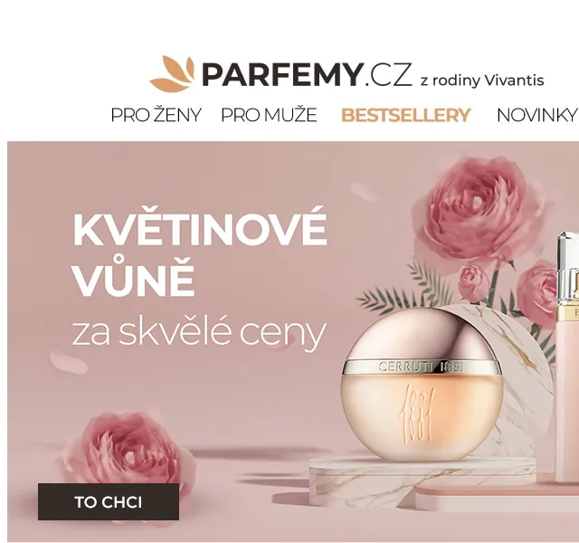 Parfemy.cz: Květinové vůně za skvělé ceny – červen 2026 | Nuslet.cz