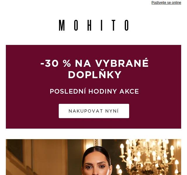 MOHITO: Vánoční elegance 2026 – červen 2026 | Nuslet.cz