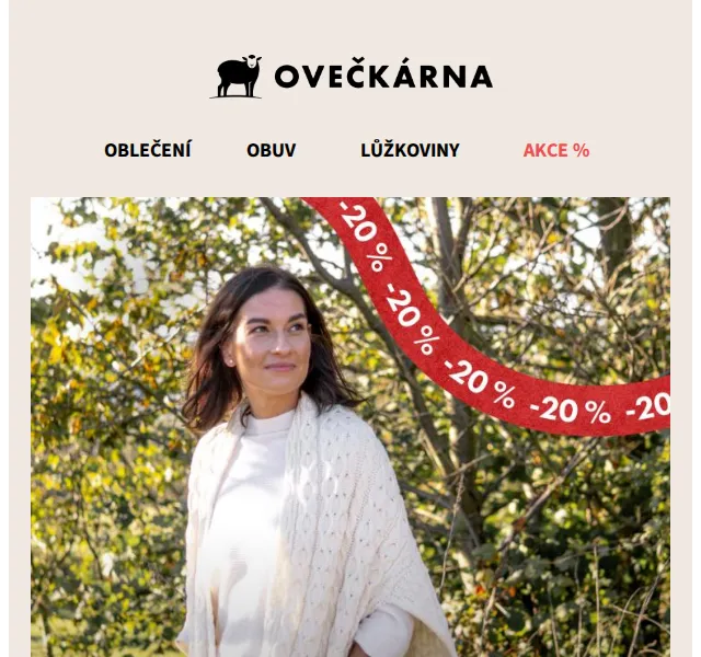 Ovečkárna: 20% sleva na oblíbené kousky – červen 2026 | Nuslet.cz