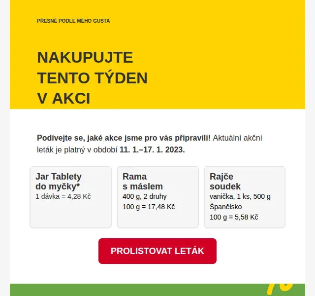 Billa: Jar tablety od 599 Kč – červenec 2026 | Nuslet.cz