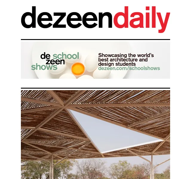Dezeen Daily: Architektura a design – červen 2026 | Nuslet.cz