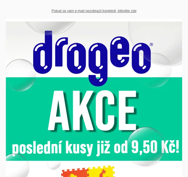 Drogeo: akce až 84 % sleva – červen 2026 | Nuslet.cz