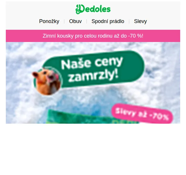 Dedoles: Zimní kousky do -70 % – červenec 2026 | Nuslet.cz