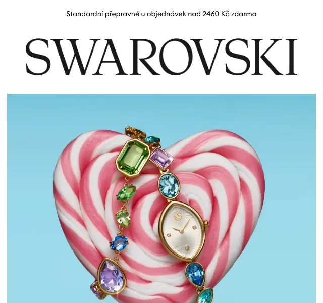 Swarovski Gema: náramky a hodinky – srpen 2026