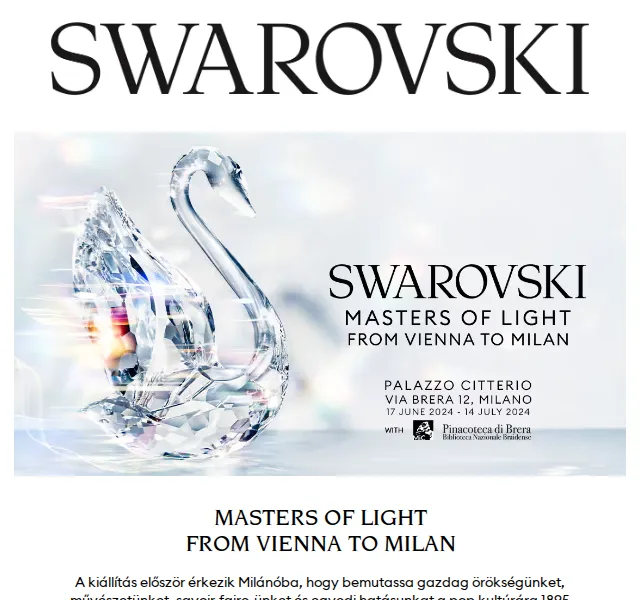 Swarovski: výstava Masters of Light v Miláně – červen 2026 | Nuslet.cz