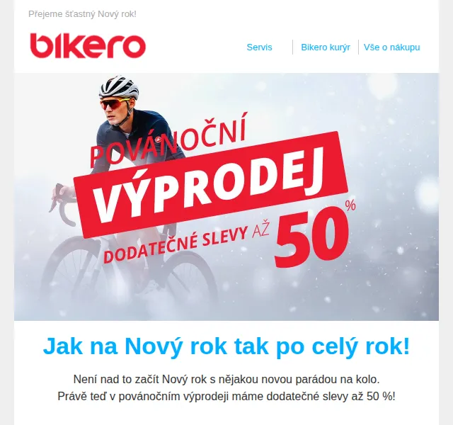 czbikero: Povánoční výprodej – slevy až 50 % – červen 2026 | Nuslet.cz