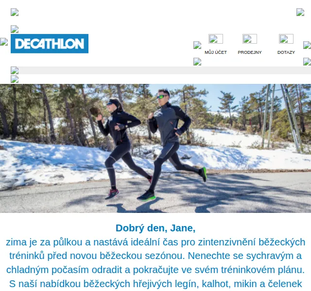 DECATHLON: Běžecké legíny od 299 Kč – červen 2026 | Nuslet.cz