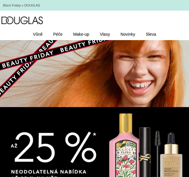 Douglas CZ: Black Friday sleva až 25 % – červen 2026 | Nuslet.cz