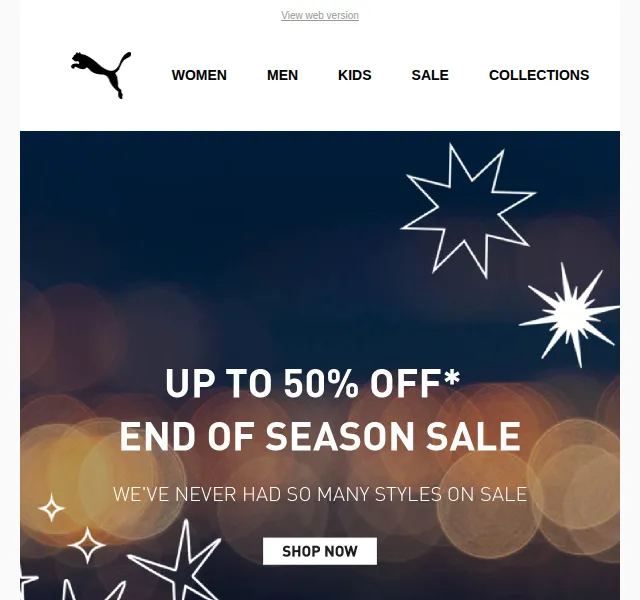 PUMA: End of Season Sale – slevy až 50 % – červen 2026 | Nuslet.cz