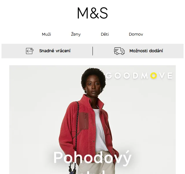 Marks and Spencer: pohodlné outfity Goodmove – červen 2026 | Nuslet.cz