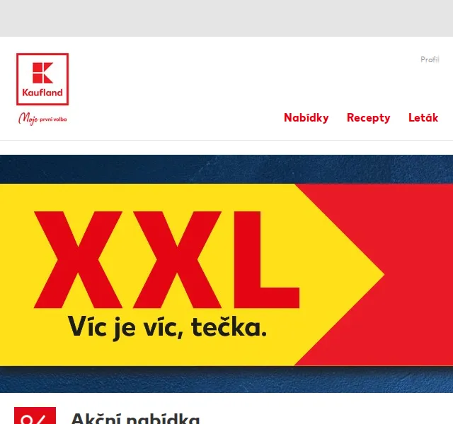 Kaufland: XXL akce – brambory, losos, sirup – říjen 2021 | Nuslet.cz
