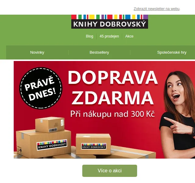 KnihyDobrovsky.cz: Doprava zdarma nad 300 Kč + mangy od 129 Kč – červen 2026 | Nuslet.cz