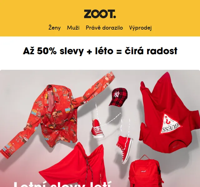 ZOOT: letní výprodej až −50 % na značky Armani, Hugo Boss, Gant – červen 2026 | Nuslet.cz
