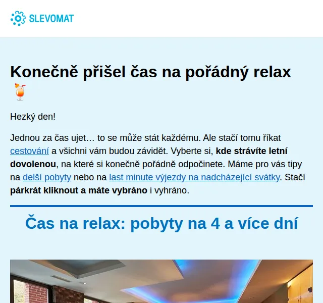 Slevomat: last minute dovolená – wellness pobyty – červen 2026 | Nuslet.cz