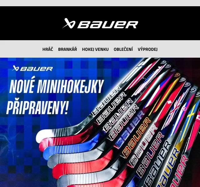 Bauer Hockey: Mystery Minis v národních barvách – květen 2026