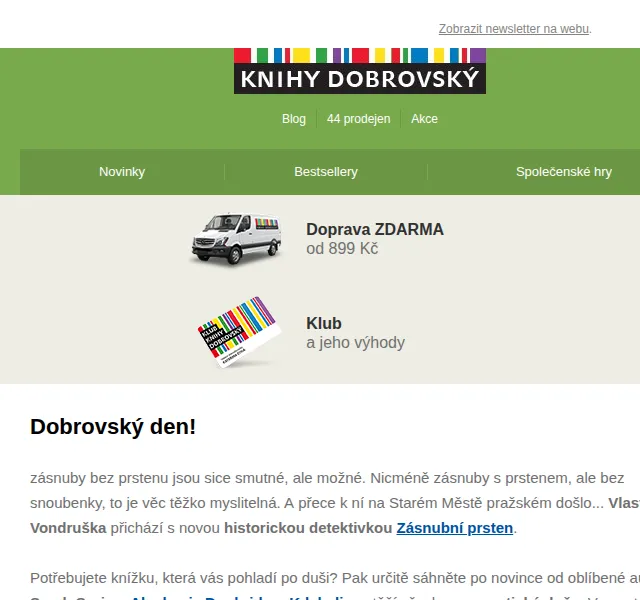 KnihyDobrovsky.cz: Novinky a slevy až 29 % – červen 2026 | Nuslet.cz