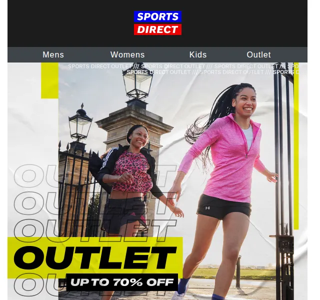 Sportsdirect.com: až 70% sleva v Outletu – červen 2026 | Nuslet.cz