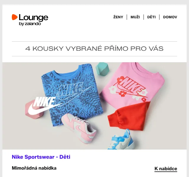 Lounge by Zalando: Nike, GAP, LIU JO – sleva až 75 % | květen 2026