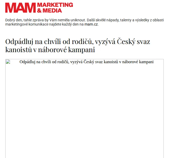 Marketing & Media: Odpádluj na chvíli od rodičů – červen 2026 | Nuslet.cz
